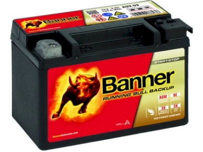 Autobaterie 12V 9Ah RUNNING BULL (BACKUP) START-STOP 120A 150x88x106mm